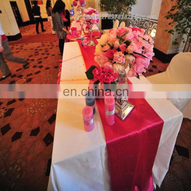 satin bridal table runner