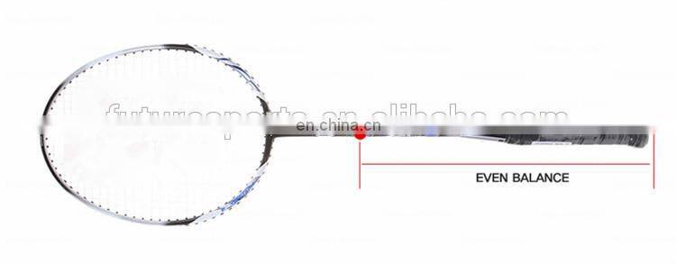 blue custom high qualit professional sports badminton racket