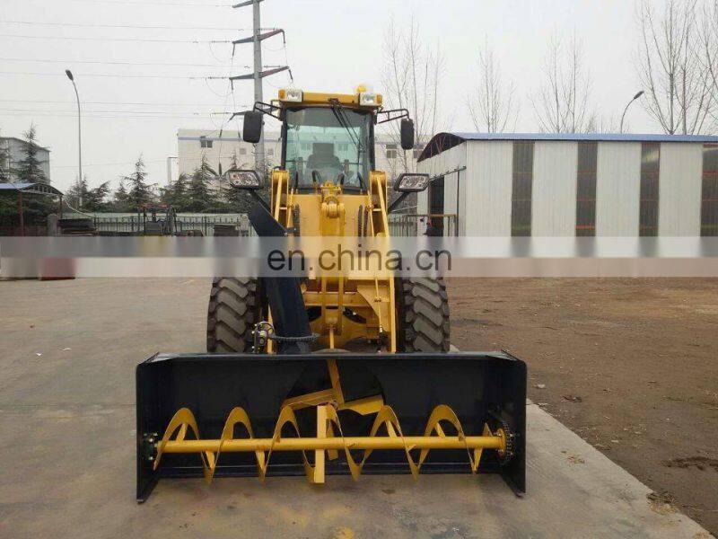 Construction equipment snow blower wheel loader ZL20F