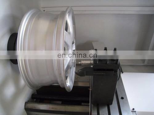 CK6160Q cnc wheel lathe cutting machine for small wheel