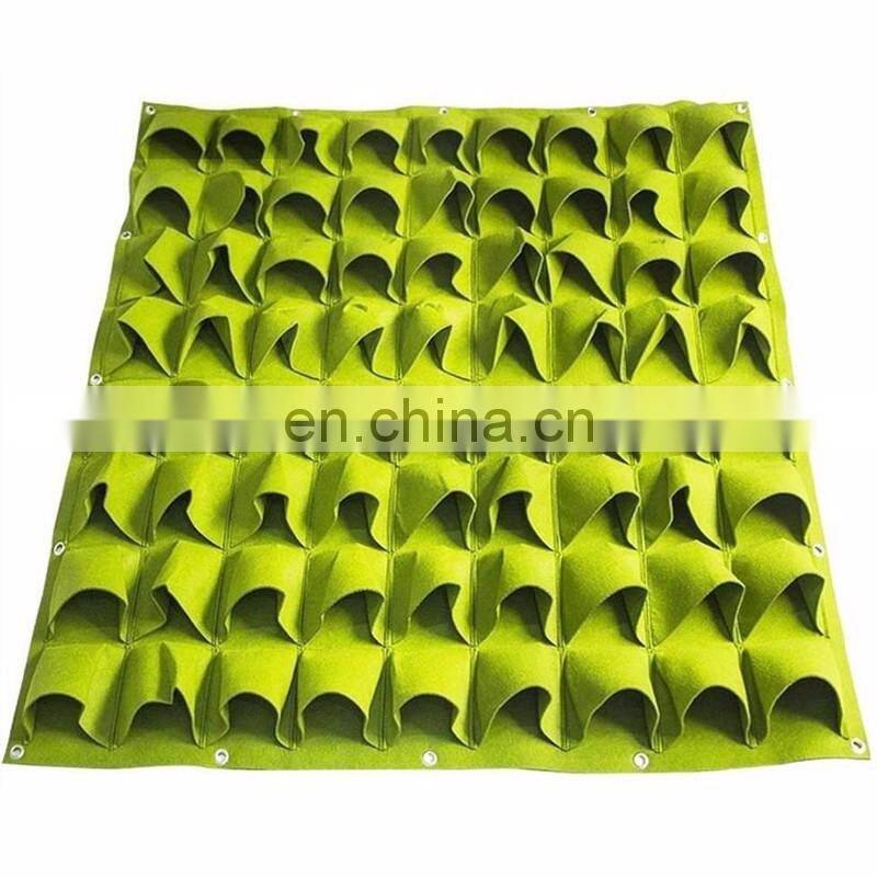 vertical garden hanging felt grow bags planter bag