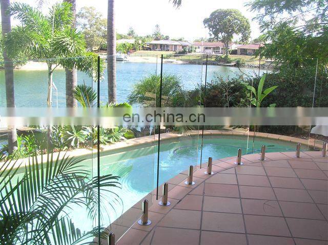 Frameless tempered glass railings with Spigot Bracket