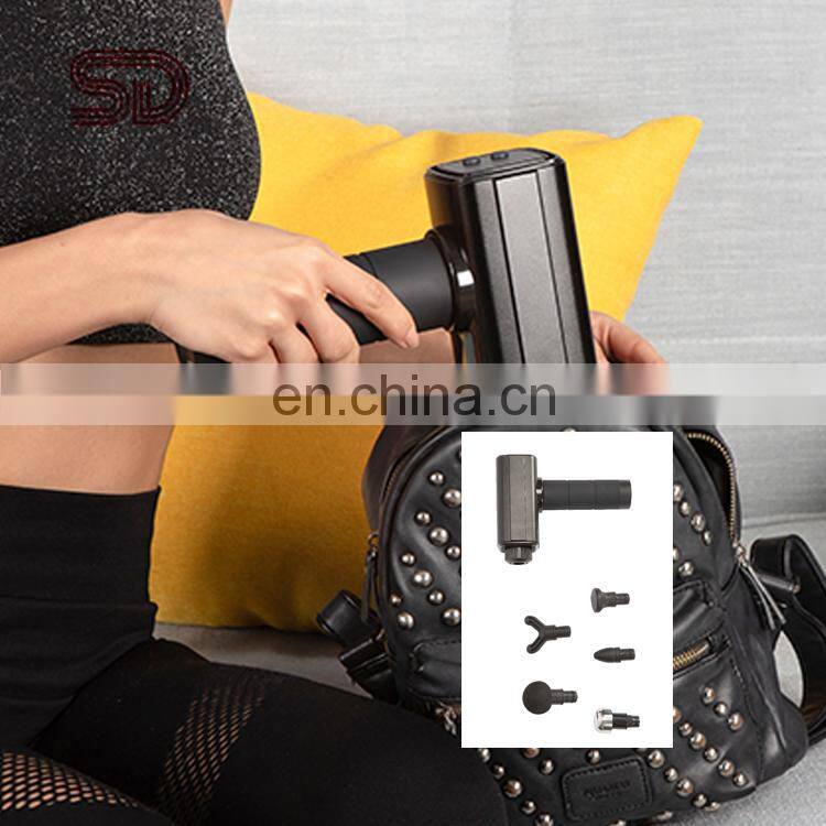 Factory Direct Sales Portable Cordless Lithium Battery Vibration Massage Gun with low noise