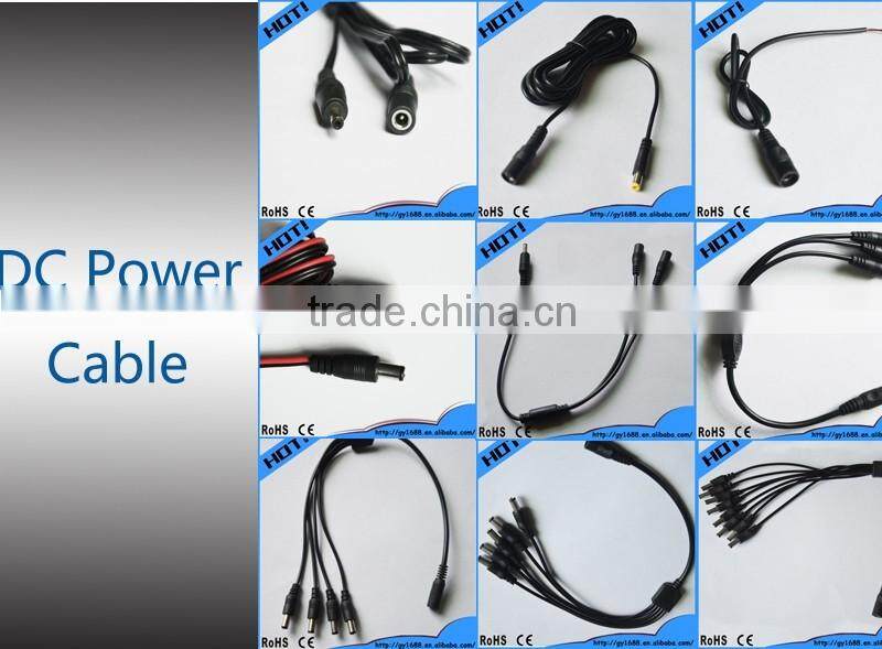 dc power jack 5.5x2.1mm female to male plug cable 1.5m