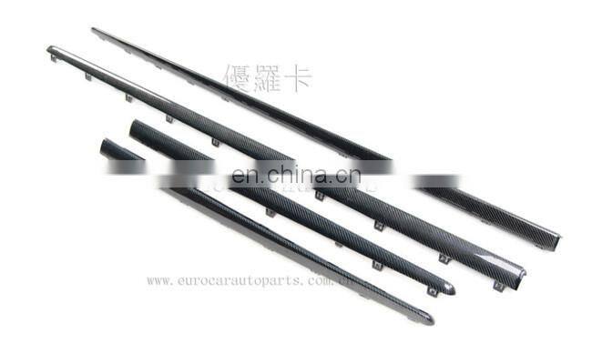 S63 S65 carbon fiber parts fit for S-class W222 S63/ S65 OE carbon fiber front lip canard side skirts mirror cover diffuser