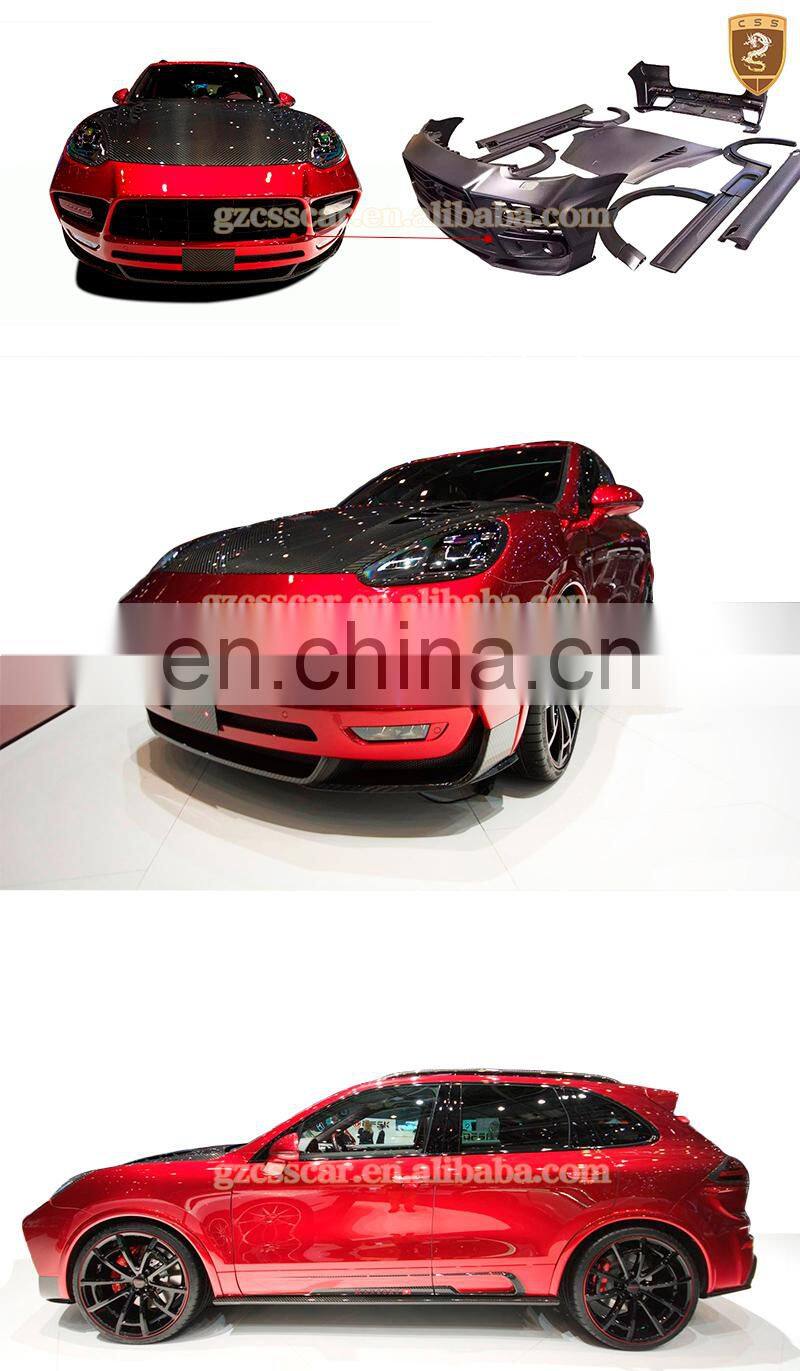Carbon Fiber Body Kit 2015-2016 For Porshe Cayenne 958 Converted To My Style Body Kit