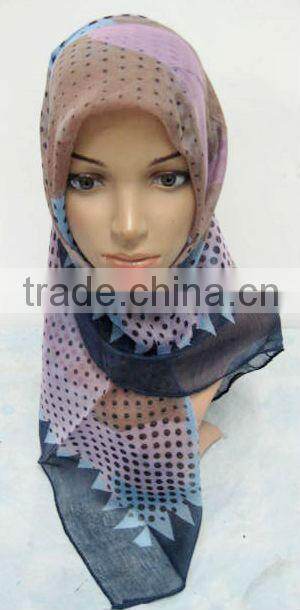S901 clearance sale Dubai voile 1m*1m muslim scarf square scarf