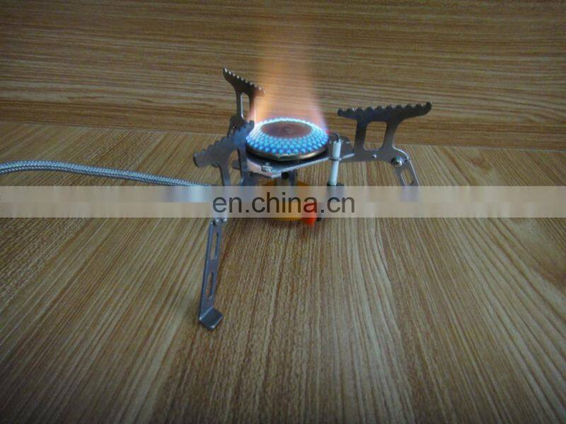 camping flat split type furnace gas tank head