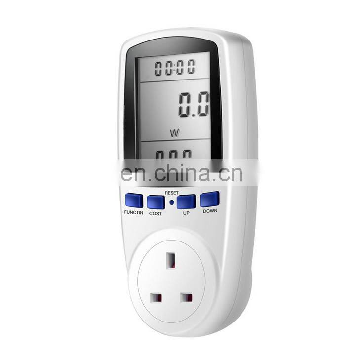Digital Wattmet Power Meter Energy Meter Voltage Wattmeter Power Analyzer Electronic Energy Meter Measure Outlet Socket US EU