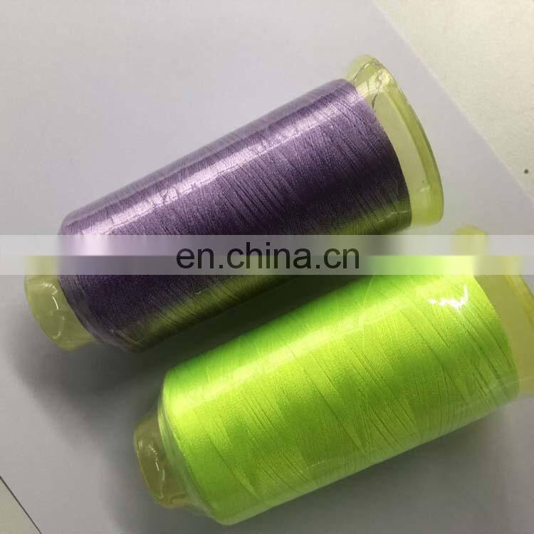 high quality 120d / 3 120d / 2 100% polyester rayon embroidery floss