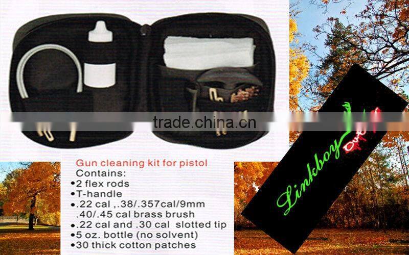 cleaning brush kit for pistol /bag gun cleaning kit linkboy hunting