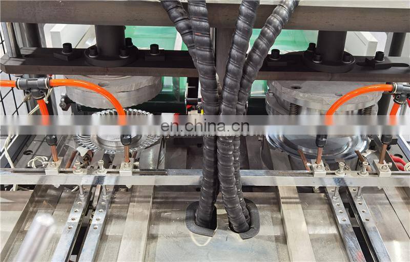 PP600H Semi Automatic double workplace PE-coated paper plate making machine, wedding decoration pasty tray forming machinery