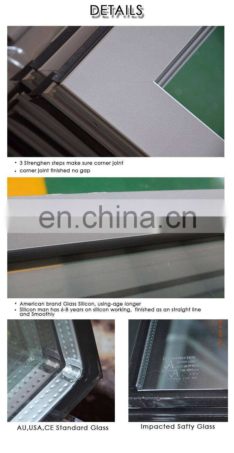 YY Home US Standard High Quality Aluminium Casement Window