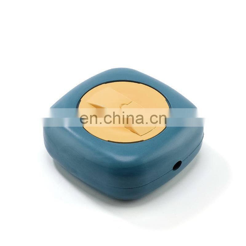 Data Cable Storage Box Multifunctional Rotatable Wire Organizer Travel Portable Round Headphone Protective Storage Case HomeTool