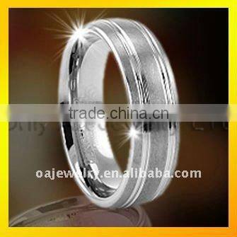 high quality unique design tungsten and ceramic ring for engagement