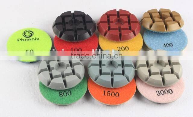 Dry Diamond concrete floor polishing pad