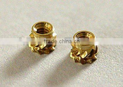 brass knurl nut