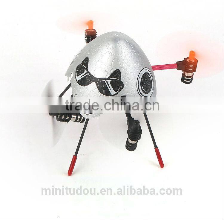 2014 New Products 7.9CM 4CH 6 Axis Flying Egg Quadcopter Toy 6057
