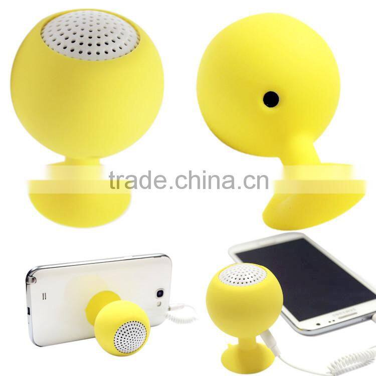 Mini speaker,portable speaker with silicone holder for mp3/iphone/ipad/mobile mini speaker