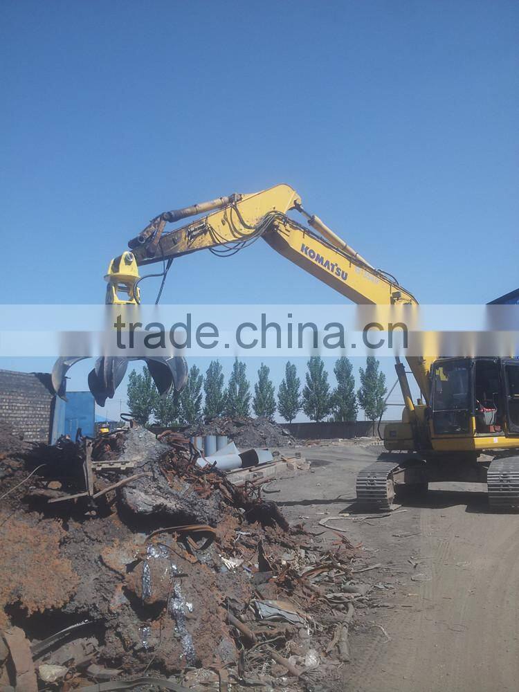 scrap grapple for excavator rotating or swing type