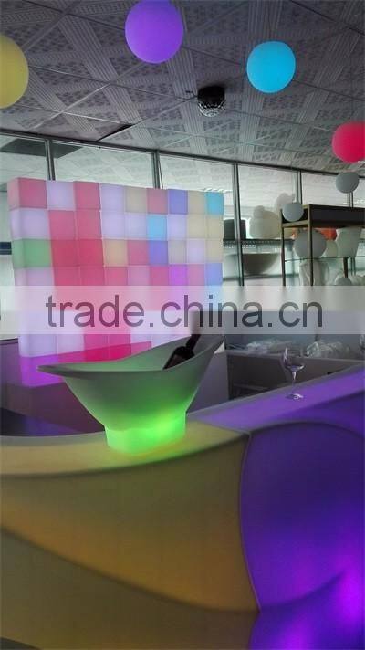 LED light cube lamp with remote control YXF-4343C