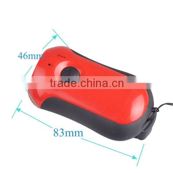 Wholesales Coloful Hand Crank Generator Flashlight