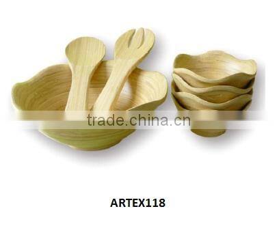 Vietnamese bamboo lacquer bowls