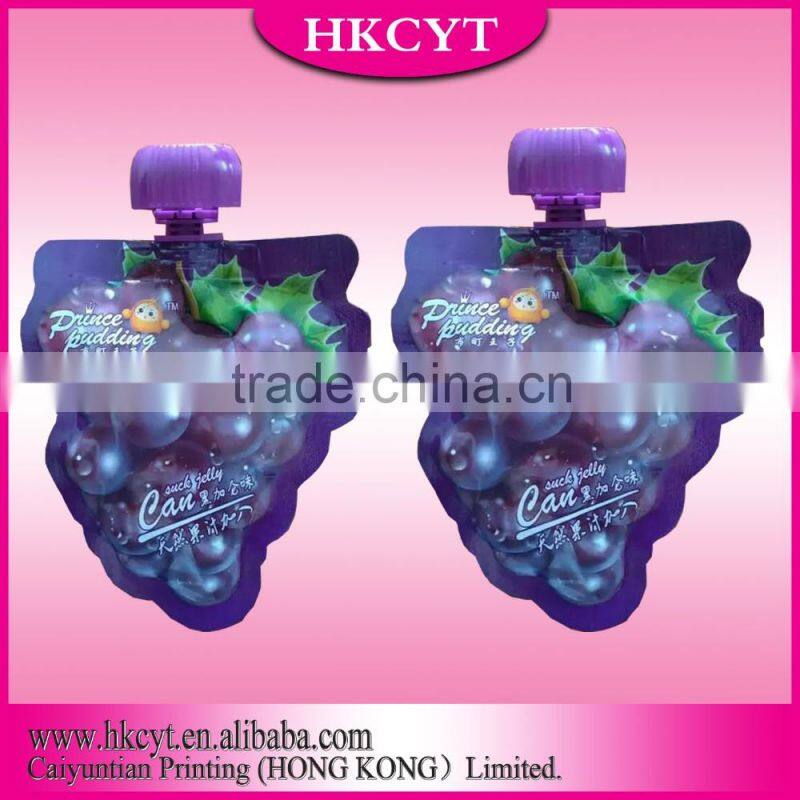 Custom Shaped Food Grade Baby Food Spout Pouch Bag