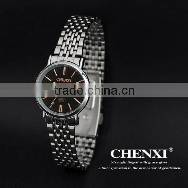 China Chenxi Branded Fashion Quartz Stainless Steel Couple Watch