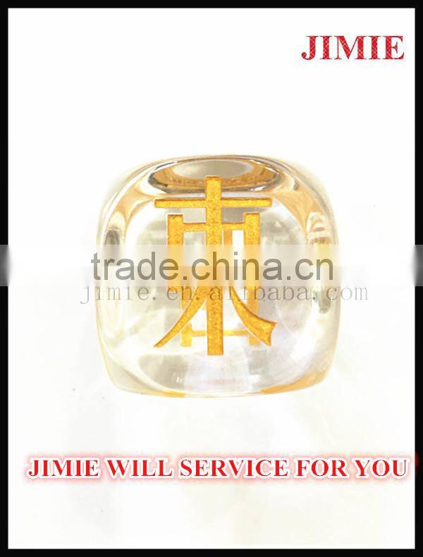 150mm custom acrylic 6 sided big dice