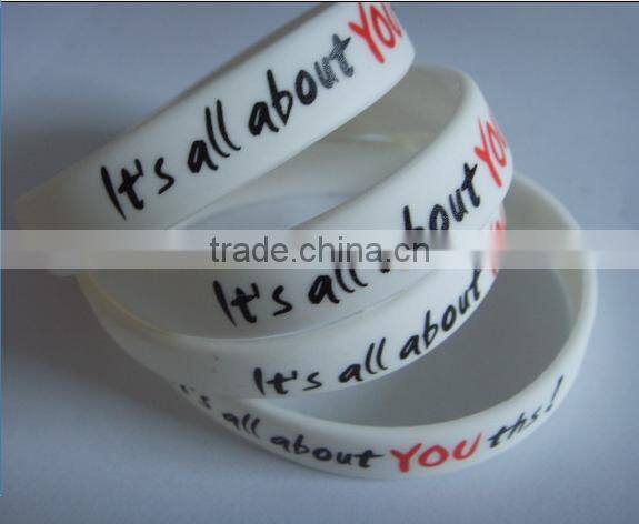 custom size silicone wristband without text