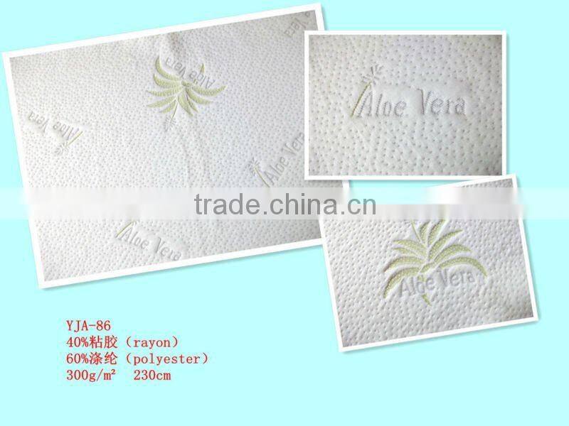 2012 new product rayon/polyester yarn dyed jacquard fabric for mattress