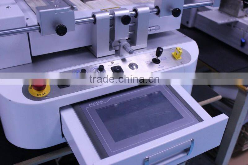 Semi-automatic CCD camera optical alignment BGA rework station