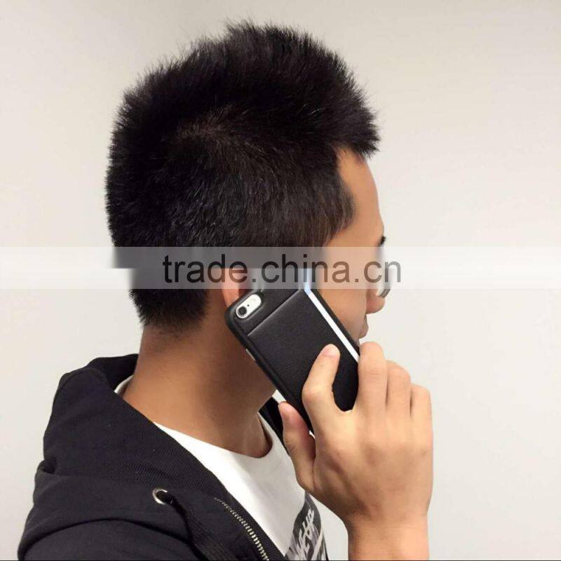 notch case for iPhone 6 ,paste leather case for iPhone 6s cover