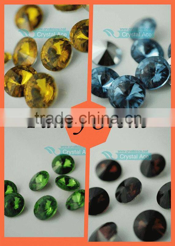 Rhinestone crystal rivet spike rhinestone rivet good quality and wholesale price