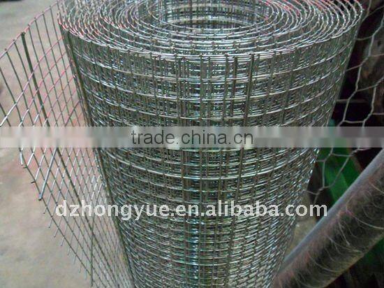 zinc plated welded wire mesh