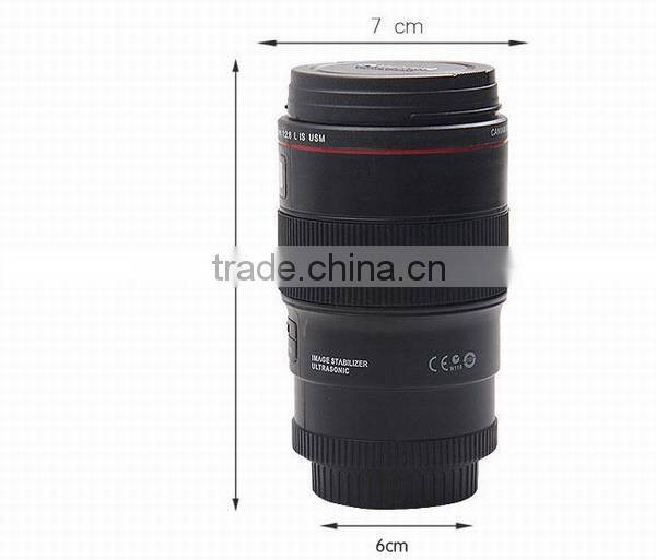 Fashion and Creative lens mug/Lens cup Small White/Black for Canon as gift