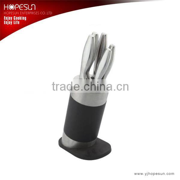 Kitchen knife sets with wooden block and chicken scissors