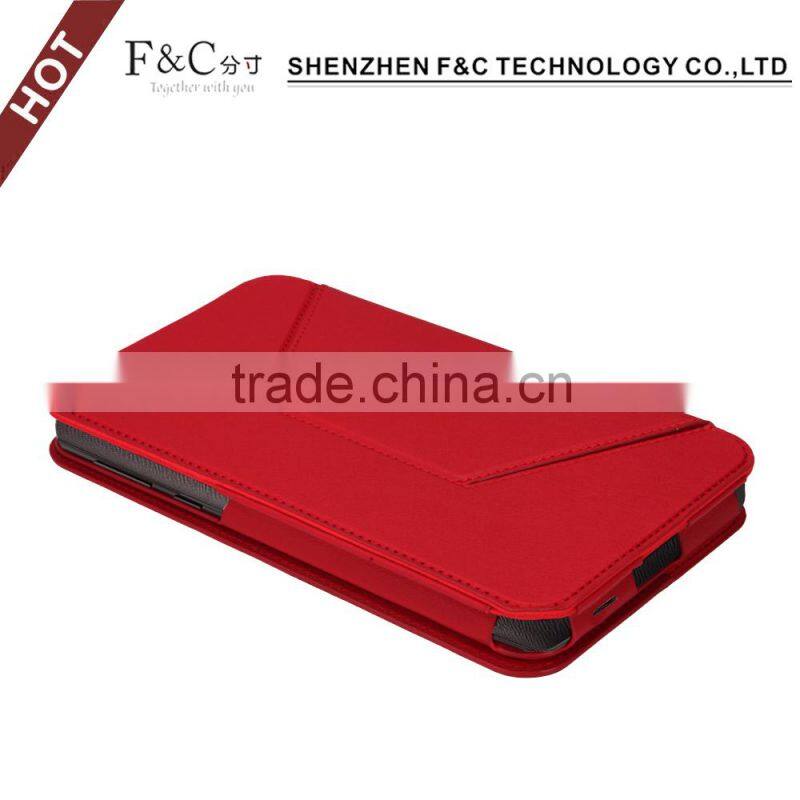 Fast shipment stand folio tablet leather case for ASUS ZenPad C 7.0 with card slots