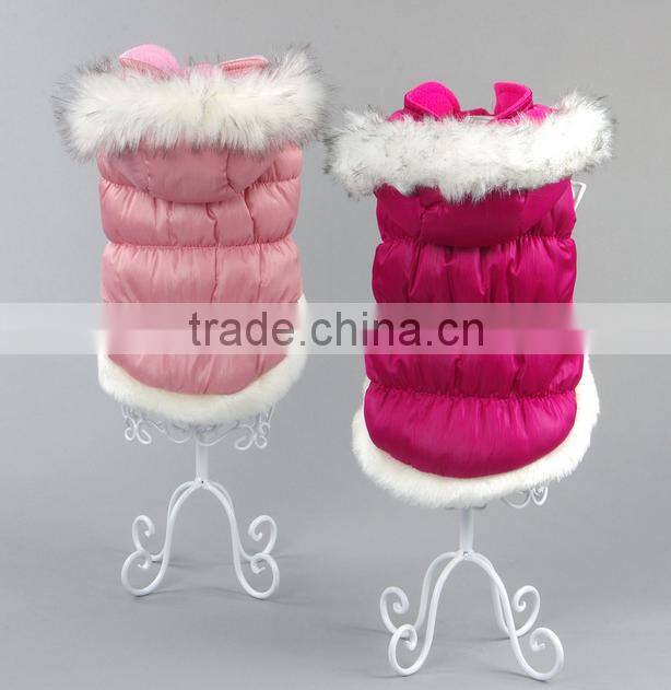 100% polyester beautiful dog warm outwear wholesale