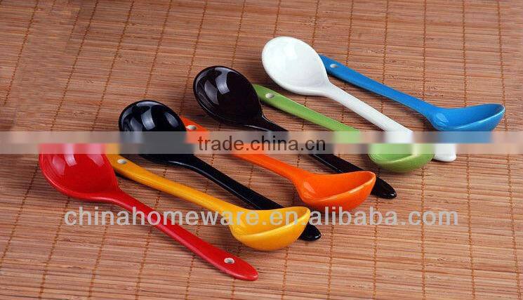 white ceramic coffee spoons