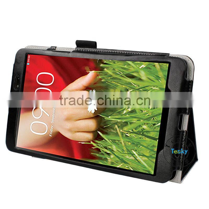 hot sale crazy horse pattern leather folio cover for lg g pad 8.3