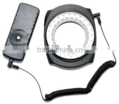 JJC LED-48IO 48PCS Macro LED Ring Light for Canon Nikon Sony Olympus Fujifilm DSLR (Inside ring,Outside ring,Whole ring)