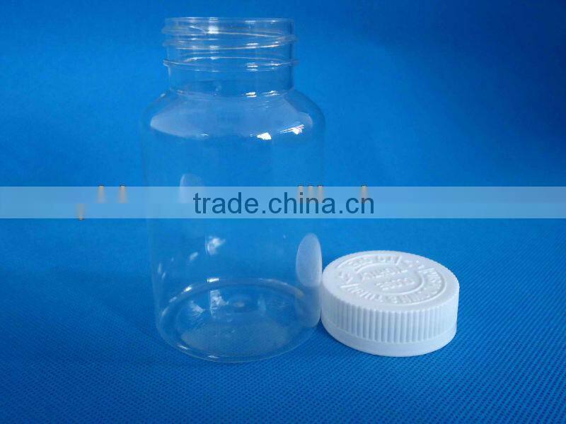 250ml Plastic PET Empty Capsule Bottle ( for pills, capsule, solid powder)
