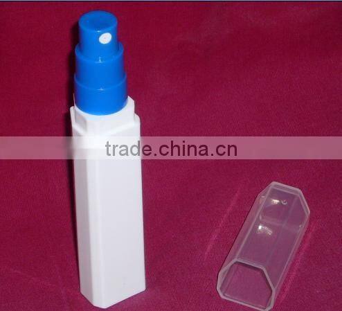 15ml empty plastic cosmetic packing tube shape perfume bottle witn rotary switch pump