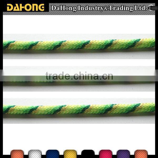 High quality multi color decorative braided 4mm cotton cord