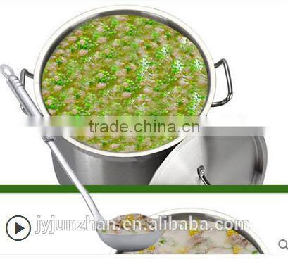 Induction Bottom Double Ears Stainless Steel Restaurant Commercial Cooking Pots for Sale