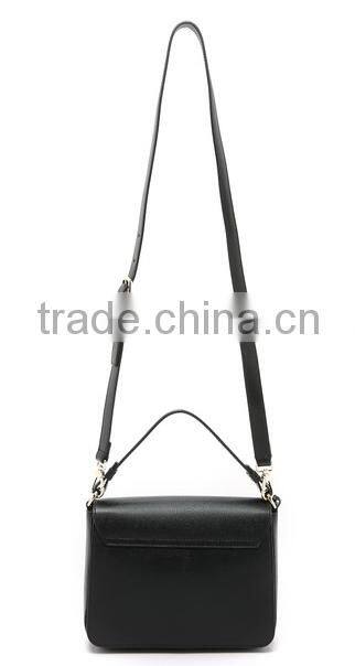 2016 Black PU Leather Lady Handbags Fashion Bags