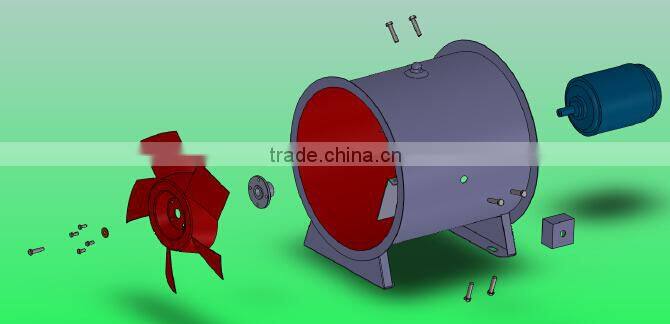 DTF series fire smoke exhaust fan