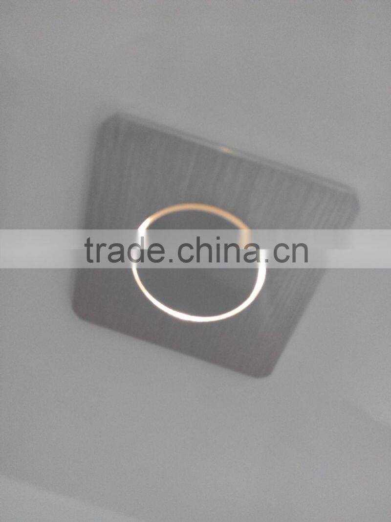 3W recessed Mini rotatable led wall light beding wall aiding lighting